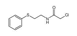 Acetamide, 2-chloro-N-[2-(phenylthio)ethyl]结构式