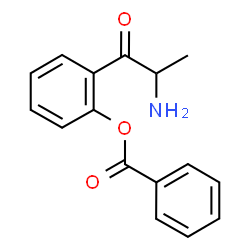 Propiophenone,-alpha--amino-o-hydroxy-,benzoate (3CI) Structure