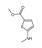5-(甲基氨基)噻吩-2-羧酸甲酯结构式
