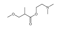 2-(dimethylamino)ethyl 3-methoxyisobutyrate结构式