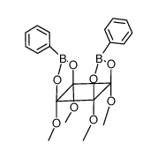 (3aS,6aS)-3a,3b,6a,6b-tetramethoxy-2,5-diphenyltetrahydrocyclobuta[1,2-d:3,4-d']bis([1,3,2]dioxaborole) Structure