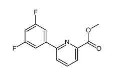 methyl 6-(3,5-difluorophenyl)pyridine-2-carboxylate结构式