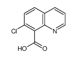 7-氯-8-喹啉羧酸结构式