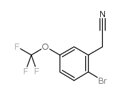 2-溴-5-三氟甲基苯乙腈结构式