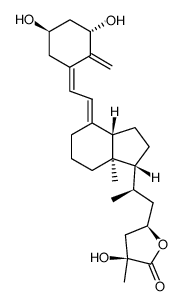 1,25-dihydroxyvitamin D3-23,26-lactol Structure