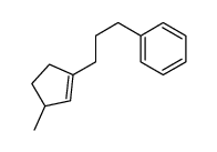 3-(3-methylcyclopenten-1-yl)propylbenzene结构式