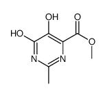 5,6-二羟基-2-甲基嘧啶-4-甲酸甲酯结构式