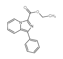 1-苯基-咪唑并[1,5-a]吡啶-3-羧酸乙酯结构式