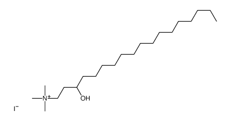 3-hydroxyoctadecyl(trimethyl)azanium,iodide Structure