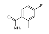 4-氟-2-甲基苯甲酰胺结构式