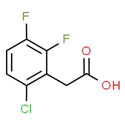 6-Chloro-2,3-difluorophenylacetic acid structure