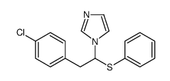 1-[2-(4-chlorophenyl)-1-phenylsulfanylethyl]imidazole Structure