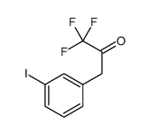 1,1,1-三氟-3-(3-碘苯基)-2-丙酮结构式