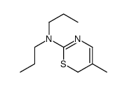 5-methyl-N,N-dipropyl-6H-1,3-thiazin-2-amine结构式