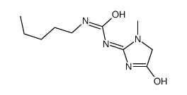 1-(3-methyl-5-oxo-4H-imidazol-2-yl)-3-pentylurea Structure