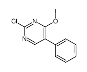 2-chloro-4-methoxy-5-phenylpyrimidine Structure