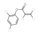 (2,4-dichlorophenyl) 2,3,3-trichloroprop-2-enoate结构式