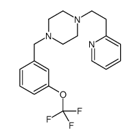 1-(2-pyridin-2-ylethyl)-4-[[3-(trifluoromethoxy)phenyl]methyl]piperazine Structure