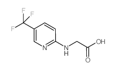 {[5-(Trifluoromethyl)pyridin-2-yl]amino}acetic acid Structure