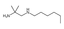 (2-氨基-2-甲基丙基)(己基)胺结构式
