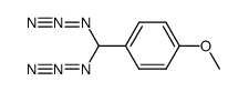 1-(diazidomethyl)-4-methoxybenzene结构式