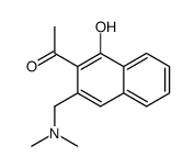 1-[3-[(dimethylamino)methyl]-1-hydroxynaphthalen-2-yl]ethanone Structure