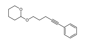 2-(5-phenylpent-4-ynoxy)oxane结构式