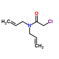 2-氯-N,N-二烯丙基乙酰胺结构式