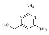 1,3,5-Triazine-2,4-diamine,6-ethyl-结构式