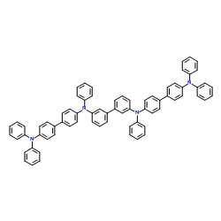 N,N'-Bis[4'-(diphenylamino)-4-biphenylyl]-N,N'-diphenyl-3,3'-biphenyldiamine Structure