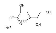 sodium 3-deoxy-D-arabino-hexonate Structure