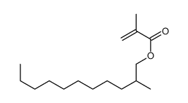 2-methylundecyl 2-methylprop-2-enoate结构式