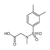 Glycine, N-[(3,4-dimethylphenyl)sulfonyl]-N-methyl Structure
