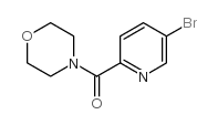 5-bromo-2-morpholinocarbonylpyridine Structure