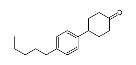 4-(4-pentylphenyl)cyclohexan-1-one结构式