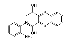 N-(2-aminophenyl)-3-(1-hydroxyethyl)quinoxaline-2-carboxamide结构式