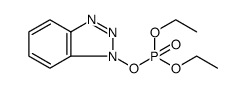 Phosphoric acid, 1H-benzotriazol-1-yl diethyl ester结构式