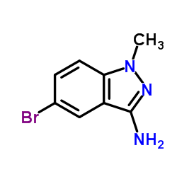 3-氨基-5-溴-1-甲基-1H-吲哚结构式