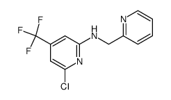 N-(2-pyridylmethyl)-6-chloro-4-(trifluoromethyl)-2-pyridylamine结构式