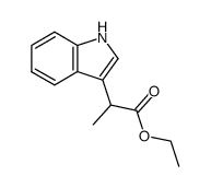 ethyl 2-(1H-indol-3-yl)-propionate结构式