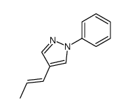 1-phenyl-4-propenyl-1H-pyrazole结构式