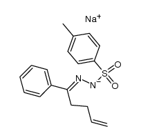sodium salt of 1-phenyl-4-penten-1-one N-tosylhydrazone结构式