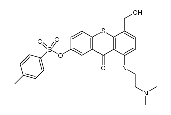 1-[[2-(dimethylamino)ethyl]amino]-4-(hydroxymethyl)-7-(toluenesulfonyloxy)-9H-thioxanthen-9-one Structure
