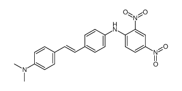 N'-(2,4-dinitro-phenyl)-N,N-dimethyl-trans-stilbene-4,4'-diyldiamine Structure