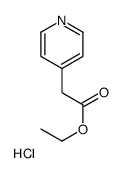 4-吡啶基乙酸乙酯盐酸盐结构式