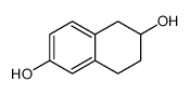 1,2,3,4-tetrahydronaphthalene-2,6-diol结构式