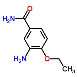 3-Amino-4-ethoxybenzamide结构式