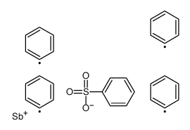 benzenesulfonate,tetraphenylstibanium结构式