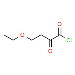 Butanoyl chloride,4-ethoxy-2-oxo- structure