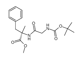 (R)-(+)-N--2-methyl-3-phenylalanine methyl ester结构式